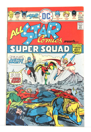 All star comics dc - comics, #58